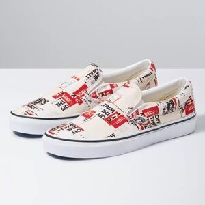 NIB Vans Classic Packing Tape Slip-ons size 11.5